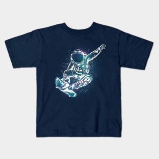 astronaut skateboard Kids T-Shirt